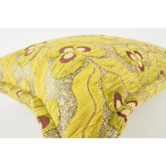 Fabric Pillow, Fabric Pillow 12x20, Pistachio Green Tiger Eyes Pattern Turkish Fabric Pillow Cover, Decorative Bohemian Pillow