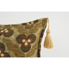 Fabric Pillow, Fabric Pillow 12x20, Moss Green Tiger Eyes Pattern Turkish Fabric Pillow Cover,Decorative Throw Bohemian Pillow