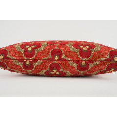 Fabric Pillow, Fabric Pillow 12x20, Red Tiger Eyes Pattern Turkish Fabric Pillow Cover,Decorative Accent Throw Bohemian Pillow