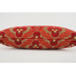 Fabric Pillow, Fabric Pillow 12x20, Red Tiger Eyes Pattern Turkish Fabric Pillow Cover,Decorative Accent Throw Bohemian Pillow Fabric Pillow, Fabric Pillow 12x20, Red Tiger Eyes Pattern Turkish Fabric Pillow Cover,Decorative Accent Throw Bohemian Pillow