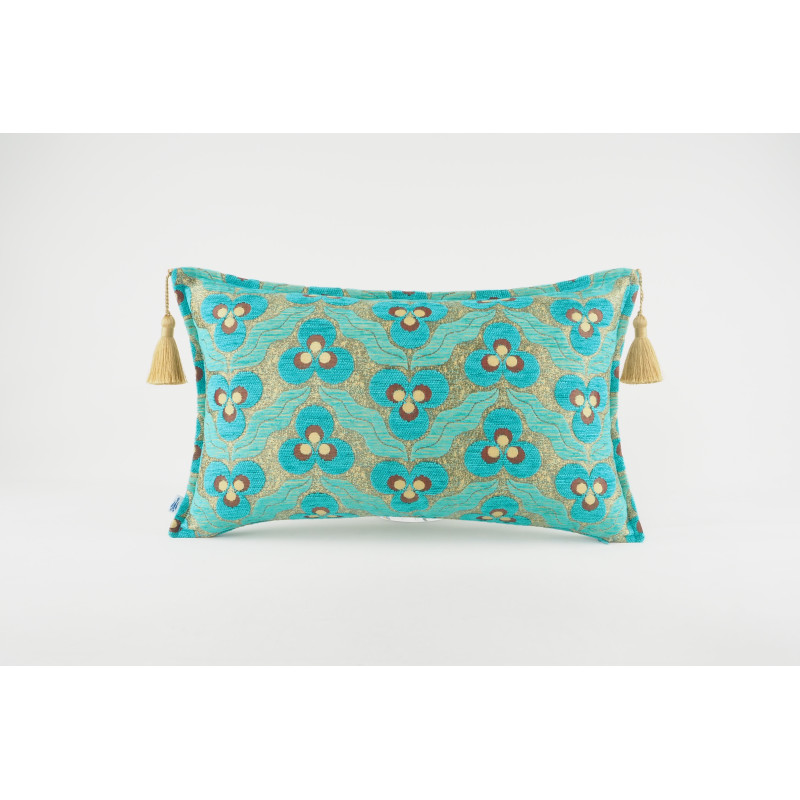 Fabric Pillow, Fabric Pillow 12x20, Turquoise Blue Tiger Eyes Pattern Turkish Fabric Pillow Cover, Decorative Bohemian Pillow Fabric Pillow, Fabric Pillow 12x20, Turquoise Blue Tiger Eyes Pattern Turkish Fabric Pillow Cover, Decorative Bohemian Pillow