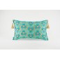 Fabric Pillow, Fabric Pillow 12x20, Turquoise Blue Tiger Eyes Pattern Turkish Fabric Pillow Cover, Decorative Bohemian Pillow Fabric Pillow, Fabric Pillow 12x20, Turquoise Blue Tiger Eyes Pattern Turkish Fabric Pillow Cover, Decorative Bohemian Pillow