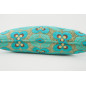 Fabric Pillow, Fabric Pillow 12x20, Turquoise Blue Tiger Eyes Pattern Turkish Fabric Pillow Cover, Decorative Bohemian Pillow Fabric Pillow, Fabric Pillow 12x20, Turquoise Blue Tiger Eyes Pattern Turkish Fabric Pillow Cover, Decorative Bohemian Pillow