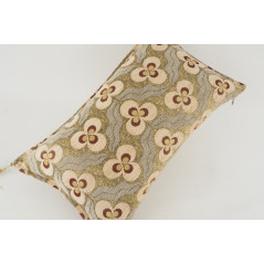 Fabric Pillow, Fabric Pillow 12x20, Beige Tiger Eyes Pattern Turkish Fabric Pillow Cover,Decorative Throw Bohemian Pillow
