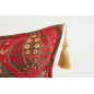 Fabric Pillow, Fabric Pillow 12x20, Red Morocco Pattern Tulip Turkish Fabric Pillow, Decorative Pillow, Bohemian Pillow Fabric Pillow, Fabric Pillow 12x20, Red Morocco Pattern Tulip Turkish Fabric Pillow, Decorative Pillow, Bohemian Pillow