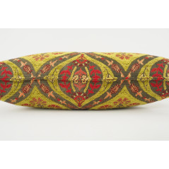 Fabric Pillow,Fabric Pillow 12x20,Pistachio Green Morocco Pattern Tulip Turkish Fabric Pillow,Decorative Pillow,Bohemian Pillow