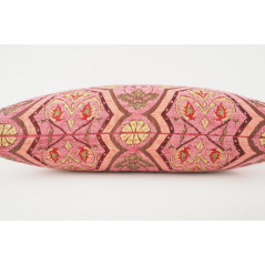 Fabric Pillow,Fabric Pillow 12x20,Pale Pink Carnation Pattern Turkish Fabric Pillow,Decorative Throw Pillow,Bohemian Pillow