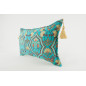Fabric Pillow,Fabric Pillow 12x20,Turquoise Blue Carnation Pattern Turkish Fabric Pillow,Decorative Throw Pillow,Bohemian Pillow Fabric Pillow,Fabric Pillow 12x20,Turquoise Blue Carnation Pattern Turkish Fabric Pillow,Decorative Throw Pillow,Bohemian Pillow