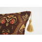 Fabric Pillow, Fabric Pillow 12x20, Brown Carnation Pattern Turkish Fabric Pillow,Decorative Throw Pillow,Bohemian Pillow Fabric Pillow, Fabric Pillow 12x20, Brown Carnation Pattern Turkish Fabric Pillow,Decorative Throw Pillow,Bohemian Pillow
