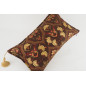 Fabric Pillow, Fabric Pillow 12x20, Brown Carnation Pattern Turkish Fabric Pillow,Decorative Throw Pillow,Bohemian Pillow Fabric Pillow, Fabric Pillow 12x20, Brown Carnation Pattern Turkish Fabric Pillow,Decorative Throw Pillow,Bohemian Pillow