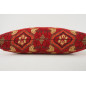 Fabric Pillow, Fabric Pillow 12x20, Red Carnation Pattern Turkish Fabric Pillow,Decorative Pillow, Throw Pillow,Bohemian Pillow