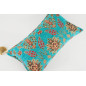 Fabric Pillow, Fabric Pillow 12x20, Turquoise Blue Topkapi Palace Tulip Pattern Turkish Fabric Pillow, Decorative Throw Pillow Fabric Pillow, Fabric Pillow 12x20, Turquoise Blue Topkapi Palace Tulip Pattern Turkish Fabric Pillow, Decorative Throw Pillow