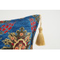 Fabric Pillow, Fabric Pillow 12x20, Navy Blue Topkapi Palace Tulip Pattern Turkish Fabric Pillow Cover, Decorative Throw Pillow Fabric Pillow, Fabric Pillow 12x20, Navy Blue Topkapi Palace Tulip Pattern Turkish Fabric Pillow Cover, Decorative Throw Pillow