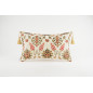 Fabric Pillow, Fabric Pillow 12x20, Beige Topkapi Palace Tulip Pattern Turkish Fabric Pillow Cover, Decorative Throw Pillow Fabric Pillow, Fabric Pillow 12x20, Beige Topkapi Palace Tulip Pattern Turkish Fabric Pillow Cover, Decorative Throw Pillow