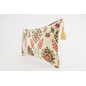 Fabric Pillow, Fabric Pillow 12x20, Beige Topkapi Palace Tulip Pattern Turkish Fabric Pillow Cover, Decorative Throw Pillow Fabric Pillow, Fabric Pillow 12x20, Beige Topkapi Palace Tulip Pattern Turkish Fabric Pillow Cover, Decorative Throw Pillow