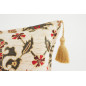 Fabric Pillow, Fabric Pillow 12x20, Beige Topkapi Palace Tulip Pattern Turkish Fabric Pillow Cover, Decorative Throw Pillow Fabric Pillow, Fabric Pillow 12x20, Beige Topkapi Palace Tulip Pattern Turkish Fabric Pillow Cover, Decorative Throw Pillow