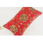 Fabric Pillow,Fabric Pillow 12x20,Red Topkapi Palace Tulip Pattern Turkish Fabric Pillow Cover,Decorative Pillow,Throw Pillow