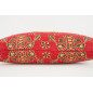 Fabric Pillow,Fabric Pillow 12x20,Red Topkapi Palace Tulip Pattern Turkish Fabric Pillow Cover,Decorative Pillow,Throw Pillow