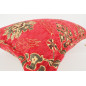 Fabric Pillow,Fabric Pillow 12x20,Red Topkapi Palace Tulip Pattern Turkish Fabric Pillow Cover,Decorative Pillow,Throw Pillow