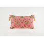 Fabric Pillow, Fabric Pillow 12x20, Pale Pink Topkapi Palace Tulip Pattern Turkish Jacquard  Fabric Pillow Cover, Throw Pillow