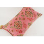 Fabric Pillow, Fabric Pillow 12x20, Pale Pink Topkapi Palace Tulip Pattern Turkish Jacquard  Fabric Pillow Cover, Throw Pillow