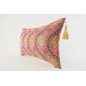 Fabric Pillow, Fabric Pillow 12x20, Pale Pink Water Line Tulip Pattern Turkish Fabric Pillow, Decorative Pillow, Bohemian Pillow Fabric Pillow, Fabric Pillow 12x20, Pale Pink Water Line Tulip Pattern Turkish Fabric Pillow, Decorative Pillow, Bohemian Pillow