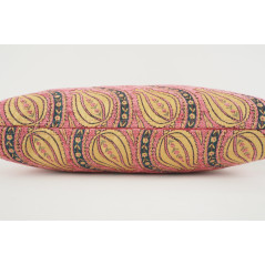Fabric Pillow, Fabric Pillow 12x20, Pale Pink Water Line Tulip Pattern Turkish Fabric Pillow, Decorative Pillow, Bohemian Pillow