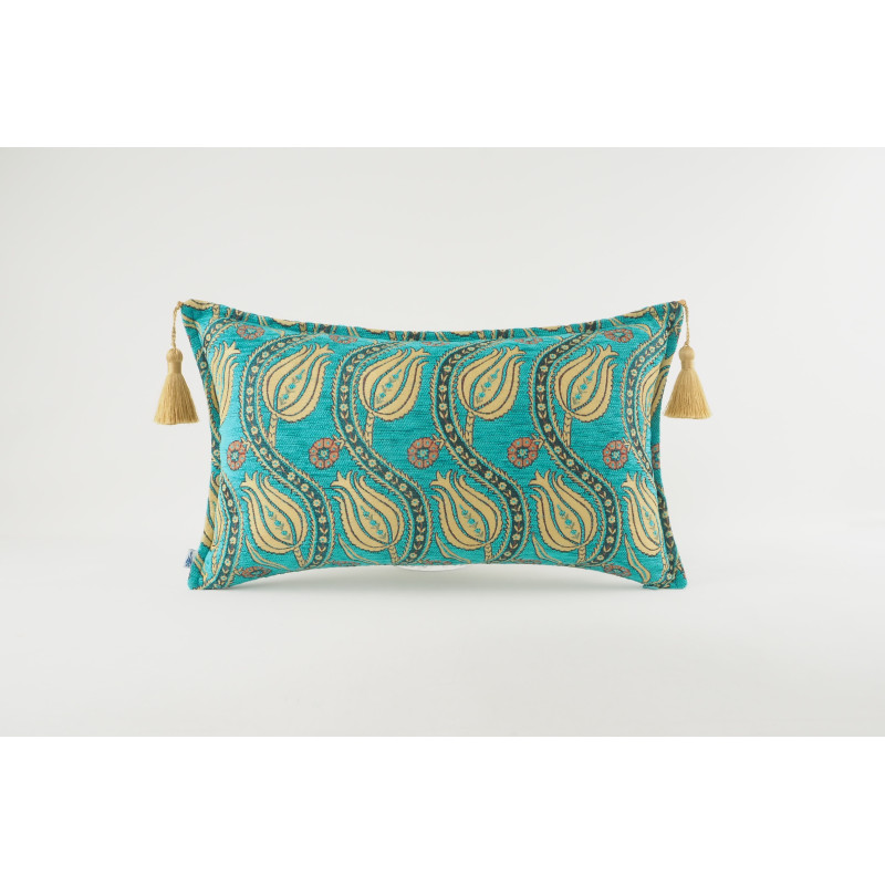 Fabric Pillow,Fabric Pillow 12x20,Turquoise Blue Water Line Tulip Pattern Turkish Fabric Pillow,Decorative,Bohemian Pillow Fabric Pillow,Fabric Pillow 12x20,Turquoise Blue Water Line Tulip Pattern Turkish Fabric Pillow,Decorative,Bohemian Pillow