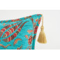 Fabric Pillow, Fabric Pillow 12x20, Turquoise Blue Caucasus Carnation Pattern Turkish Fabric Pillow, Decorative Bohemian Pillow Fabric Pillow, Fabric Pillow 12x20, Turquoise Blue Caucasus Carnation Pattern Turkish Fabric Pillow, Decorative Bohemian Pillow