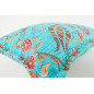 Fabric Pillow, Fabric Pillow 12x20, Turquoise Blue Caucasus Carnation Pattern Turkish Fabric Pillow, Decorative Bohemian Pillow Fabric Pillow, Fabric Pillow 12x20, Turquoise Blue Caucasus Carnation Pattern Turkish Fabric Pillow, Decorative Bohemian Pillow
