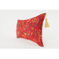 Fabric Pillow, Fabric Pillow 12x20, Red Caucasus Carnation Pattern Turkish Fabric Pillow, Decorative Bohemian Pillow Fabric Pillow, Fabric Pillow 12x20, Red Caucasus Carnation Pattern Turkish Fabric Pillow, Decorative Bohemian Pillow