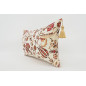 Fabric Pillow, Fabric Pillow 12x20, Beige Caucasus Carnation Pattern Turkish Fabric Pillow, Decorative Pillow, Bohemian Pillow Fabric Pillow, Fabric Pillow 12x20, Beige Caucasus Carnation Pattern Turkish Fabric Pillow, Decorative Pillow, Bohemian Pillow