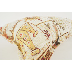 Fabric Pillow, Fabric Pillow 12x20, Beige Turkish Dream Pattern Turkish Fabric Pillow, Decorative Pillow, Bohemian Pillow