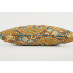 Fabric Pillow, Fabric Pillow 12x20, Turkish Paisley Pattern Turkish Fabric Pillow, Decorative Pillow, Bohemian Pillow