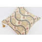Fabric Pillow, Fabric Pillow 18x18, Beige Water Line Tulip Pattern Turkish Fabric Pillow, Decorative Accent and Throw Pillow Fabric Pillow, Fabric Pillow 18x18, Beige Water Line Tulip Pattern Turkish Fabric Pillow, Decorative Accent and Throw Pillow