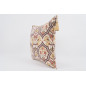 Fabric Pillow, Fabric Pillow 18x18, Beige Carnation Pattern Turkish Fabric Pillow, Decorative Accent and Throw Pillow Fabric Pillow, Fabric Pillow 18x18, Beige Carnation Pattern Turkish Fabric Pillow, Decorative Accent and Throw Pillow