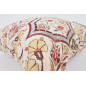 Fabric Pillow, Fabric Pillow 18x18, Beige Carnation Pattern Turkish Fabric Pillow, Decorative Accent and Throw Pillow Fabric Pillow, Fabric Pillow 18x18, Beige Carnation Pattern Turkish Fabric Pillow, Decorative Accent and Throw Pillow