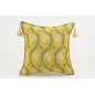Fabric Pillow, Fabric Pillow 18x18, Pistachio Green Water Line Tulip Pattern Turkish Fabric Pillow, Decorative and Throw Pillow Fabric Pillow, Fabric Pillow 18x18, Pistachio Green Water Line Tulip Pattern Turkish Fabric Pillow, Decorative and Throw Pillow