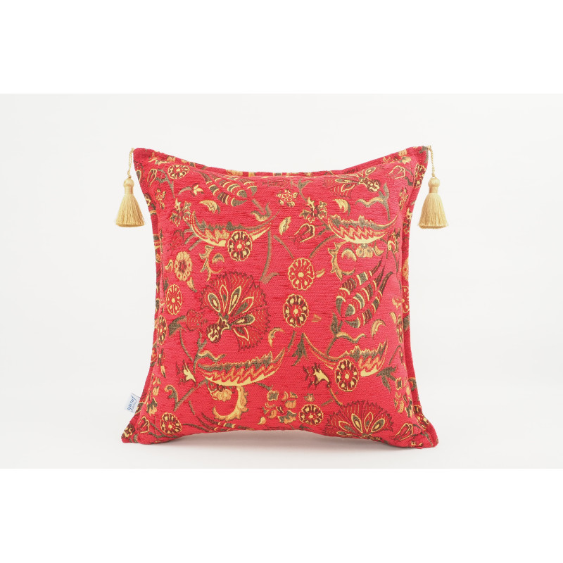 Fabric Pillow, Fabric Pillow 18x18, Red Caucasus Carnation Pattern Turkish Fabric Pillow,Decorative Pillow,Bohemian Pillow Fabric Pillow, Fabric Pillow 18x18, Red Caucasus Carnation Pattern Turkish Fabric Pillow,Decorative Pillow,Bohemian Pillow