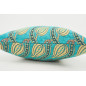 Fabric Pillow, Fabric Pillow 18x18, Turquoise Blue Water Line Tulip Pattern Turkish Fabric Pillow, Decorative and Throw Pillow Fabric Pillow, Fabric Pillow 18x18, Turquoise Blue Water Line Tulip Pattern Turkish Fabric Pillow, Decorative and Throw Pillow