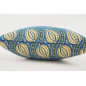 Fabric Pillow, Fabric Pillow 18x18, Navy Blue Water Line Tulip Pattern Turkish Fabric Pillow, Decorative Accent and Throw Pillow Fabric Pillow, Fabric Pillow 18x18, Navy Blue Water Line Tulip Pattern Turkish Fabric Pillow, Decorative Accent and Throw Pillow