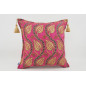 Fabric Pillow,Fabric Pillow 18x18,Mazenda Pink Water Line Tulip Pattern Turkish Fabric Pillow,Decorative Accent and Throw Pillow Fabric Pillow,Fabric Pillow 18x18,Mazenda Pink Water Line Tulip Pattern Turkish Fabric Pillow,Decorative Accent and Throw Pillow