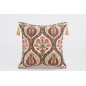 Fabric Pillow, Fabric Pillow 18x18, Beige Morocco Pattern Tulip Turkish Fabric Pillow, Decorative Accent and Throw Pillow Fabric Pillow, Fabric Pillow 18x18, Beige Morocco Pattern Tulip Turkish Fabric Pillow, Decorative Accent and Throw Pillow