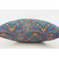 Fabric Pillow, Fabric Pillow 18x18, Navy Blue Morocco Pattern Tulip Turkish Fabric Pillow, Decorative Accent and Throw Pillow Fabric Pillow, Fabric Pillow 18x18, Navy Blue Morocco Pattern Tulip Turkish Fabric Pillow, Decorative Accent and Throw Pillow