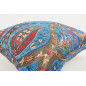 Fabric Pillow, Fabric Pillow 18x18, Navy Blue Morocco Pattern Tulip Turkish Fabric Pillow, Decorative Accent and Throw Pillow Fabric Pillow, Fabric Pillow 18x18, Navy Blue Morocco Pattern Tulip Turkish Fabric Pillow, Decorative Accent and Throw Pillow