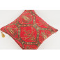 Fabric Pillow, Fabric Pillow 18x18, Red Morocco Pattern Tulip Turkish Fabric Pillow, Decorative Accent and Throw Pillow Fabric Pillow, Fabric Pillow 18x18, Red Morocco Pattern Tulip Turkish Fabric Pillow, Decorative Accent and Throw Pillow
