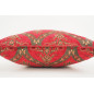 Fabric Pillow, Fabric Pillow 18x18, Red Morocco Pattern Tulip Turkish Fabric Pillow, Decorative Accent and Throw Pillow Fabric Pillow, Fabric Pillow 18x18, Red Morocco Pattern Tulip Turkish Fabric Pillow, Decorative Accent and Throw Pillow