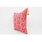 Fabric Pillow, Fabric Pillow 18x18, Mazenda Pink Tiger Eyes Pattern Turkish Fabric Pillow Cover, Decorative and Throw Pillow Fabric Pillow, Fabric Pillow 18x18, Mazenda Pink Tiger Eyes Pattern Turkish Fabric Pillow Cover, Decorative and Throw Pillow