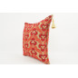 Fabric Pillow, Fabric Pillow 18x18, Red Tiger Eyes Pattern Turkish Fabric Pillow Cover, Decorative Accent and Throw Pillow Fabric Pillow, Fabric Pillow 18x18, Red Tiger Eyes Pattern Turkish Fabric Pillow Cover, Decorative Accent and Throw Pillow