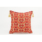 Fabric Pillow, Fabric Pillow 18x18, Red Tiger Eyes Pattern Turkish Fabric Pillow Cover, Decorative Accent and Throw Pillow Fabric Pillow, Fabric Pillow 18x18, Red Tiger Eyes Pattern Turkish Fabric Pillow Cover, Decorative Accent and Throw Pillow